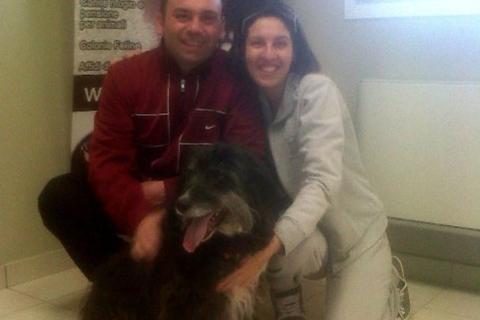 Max con la sua nuova famiglia